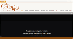 Desktop Screenshot of cottagesatedgemere.com